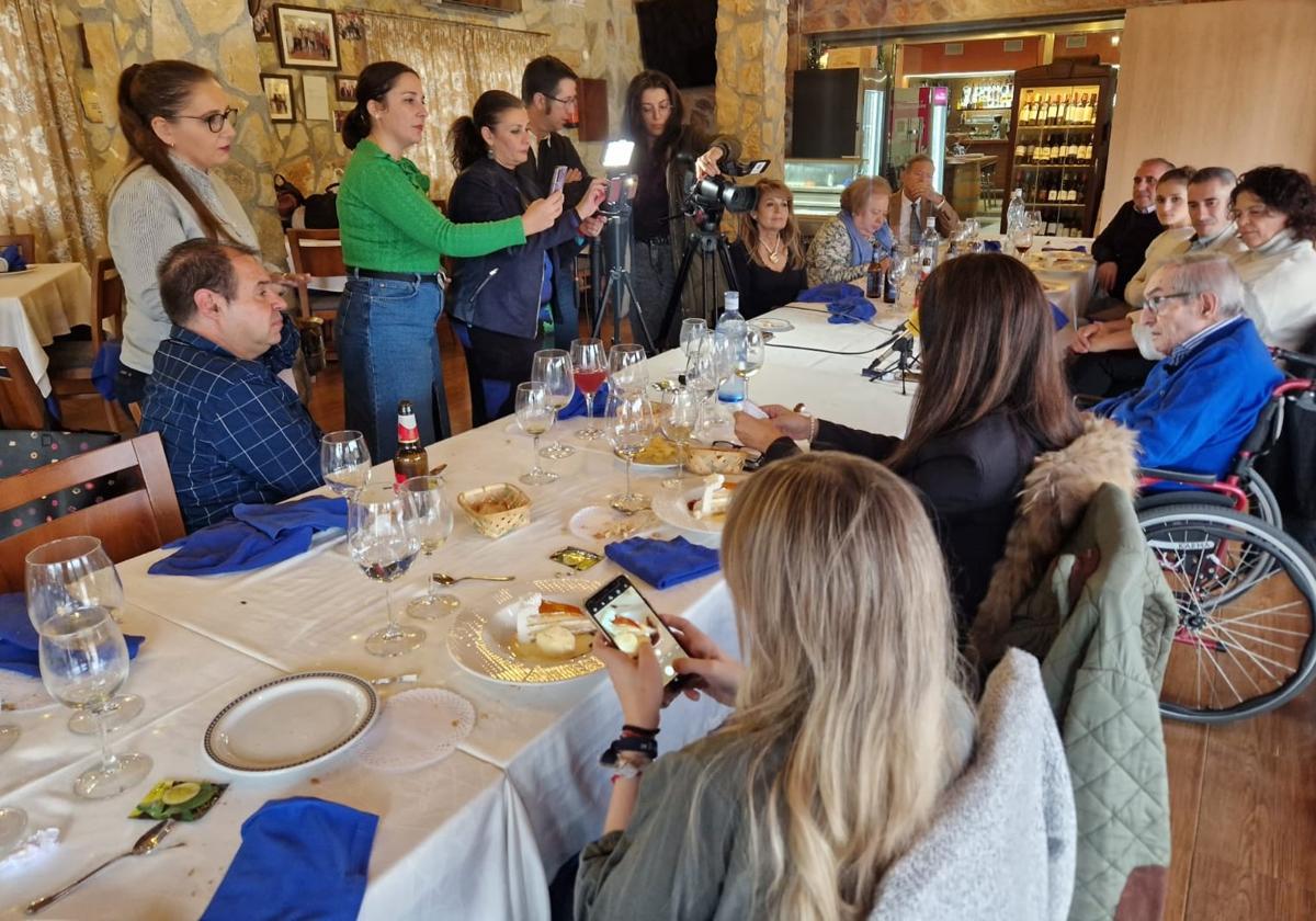ReEduardo Criado tras su intervención en la comida.