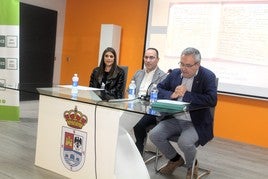 Azucena Cepedello, José Palomares y Manuel Valdivia.
