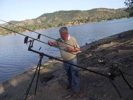 Miguel Ángel ha destacado en la modalidad de pesca sin muerte y en las batizas de limpieza del parque.