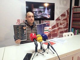 José Antonio Oria en la comparecencia de esta mañana.