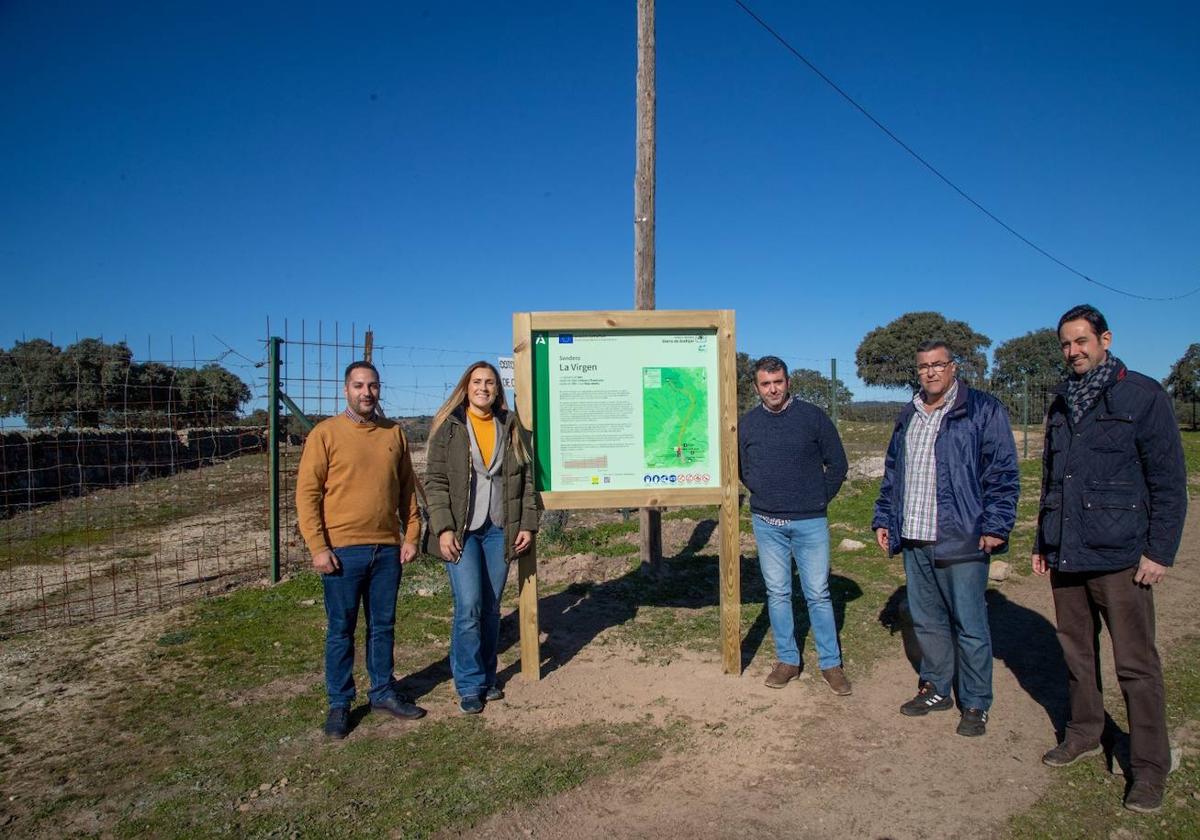 Inauguración del sendero de la Virgen.