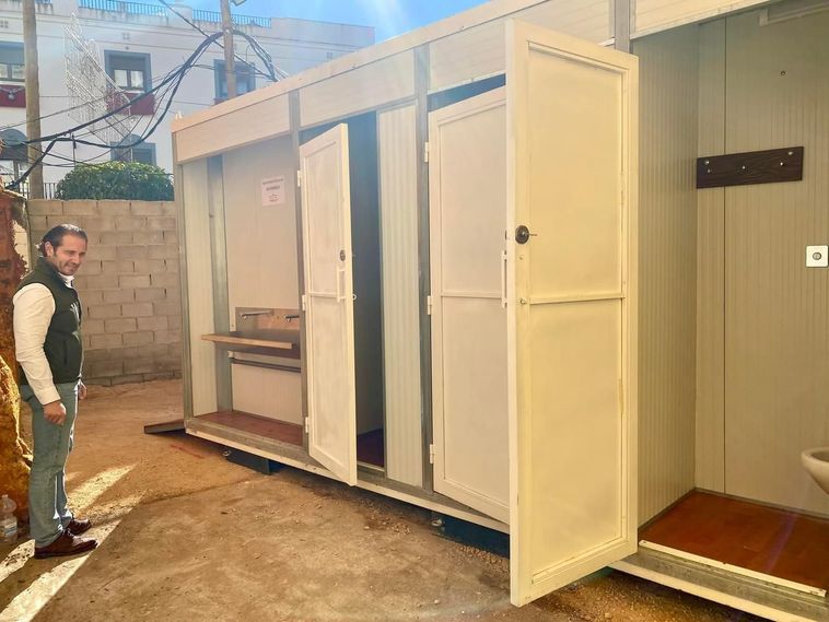 La zona de Plaza Vieja de Andújar contará con unos baños públicos esta Navidad