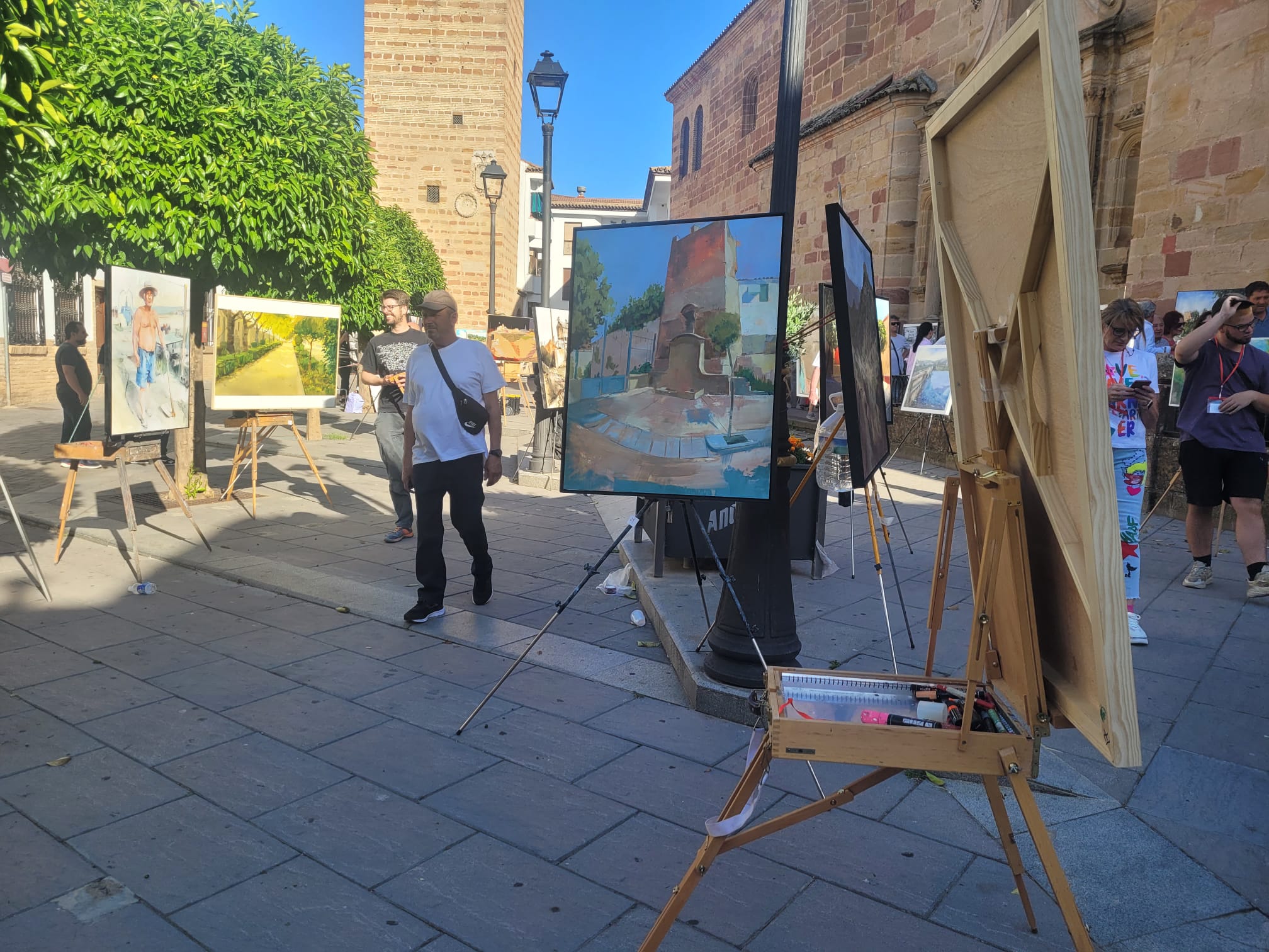 El segoviano Raúl Sánchez gana el XII Concurso de Pintura Rápida 'Luis Aldehuela' de Andújar