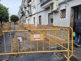 Estado actual de la calle.