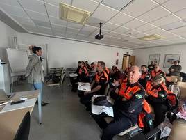 Miembros de la Agrupación, durante el curso.