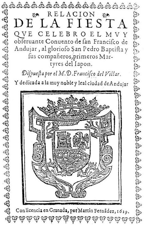 Manuscrito 'Márties de Japón'