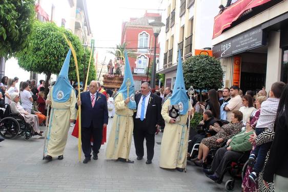 Mañana esplendorosa del Domingo de Ramos en Andújar