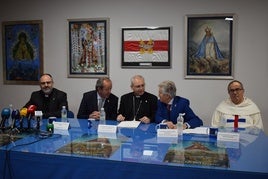 Presentación del Año Jubilar esta mañana en la sede la Cofradía Matriz.