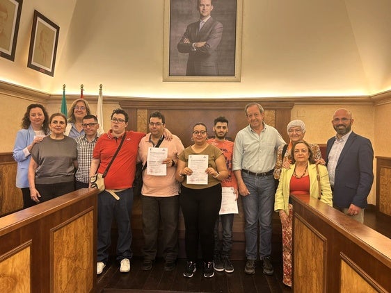 Cinco jóvenes con discapacidad intelectual harán sus prácticas en el Consistorio
