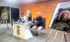 Juan Alcaraz, Azucena Cepedello y Antonio Gómez, ayer en la presentación.