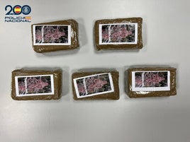 CANITIDAD DE DROGA INCAUTADA EN LOTES.