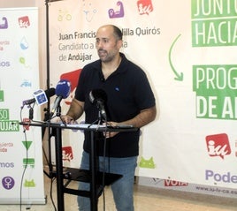 Cazalilla en su comparecencia de ayer.