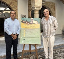 Manuel Fernández Y Aziz Samsaoui en la presentación de este mediodía.