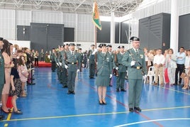 Acto de la Guardia Civil celebrado el Día de Pilar y de la Hispanidad en el recinto ferial.