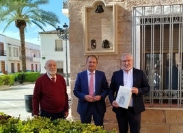 José del Moral de la Vega, Blas Alves y Julio Ángel Delgado.