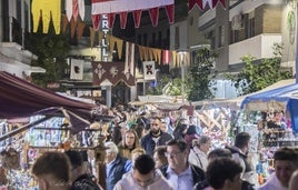 ASPECCTO QUE PRESENTABA EL PASADO FIN DE SEMANA EL MERCADO MEDIEVAL.