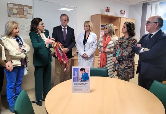 Presentación del servicio de diabetes en el hospital en marzo.