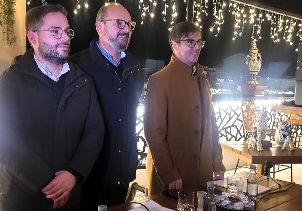 Tomás de Jesús Porras, Pedro José López y Juan Carlos Rodríguez.