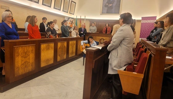 El mundo del arte y la cultura clama por la igualdad de la mujer en Andújar