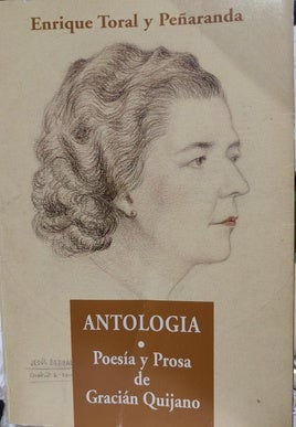 Portada de la Antología de Gracián Quijano.