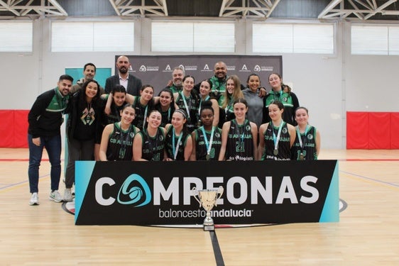 El equipo junior femenino del CB Andújar revalida el campeonato provincial en su tierra