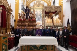 MISA DE ACCIÓN DE GRACIAS TRAS EL REGRESO DE LAS IMÁGENES DEL BUEN REMEDIO A SU CAPILLA DEL ANTIGUO HOSPITAL.
