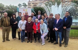 Participantes en la lectura del manifiesto.