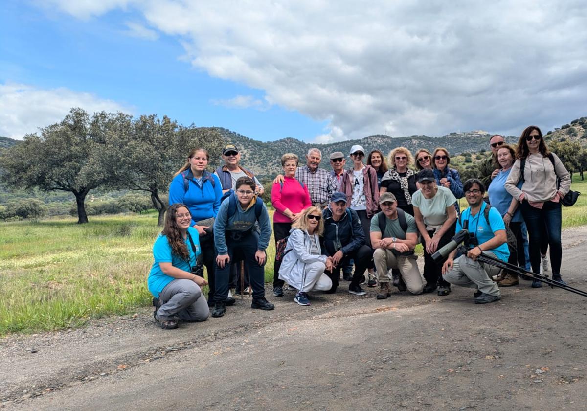 PARTICIPANTES EN UNA DE LAS RUTAS.