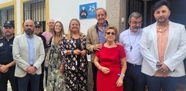 ACTO DE COLOCACIÓN DE LA PLACA CONMEMORATIVA DEL 25 ANIVERSARIO.