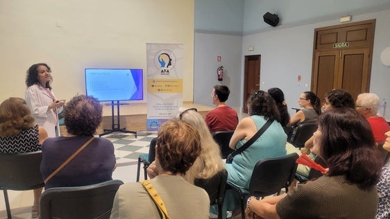 CONFERENCIA SOBRE EL ALZHEIMER CELEBRADA AYER.