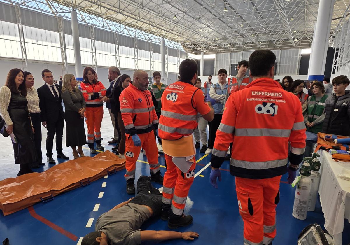 Actividad práctica desarrollada en el pabellón ferial. ideal