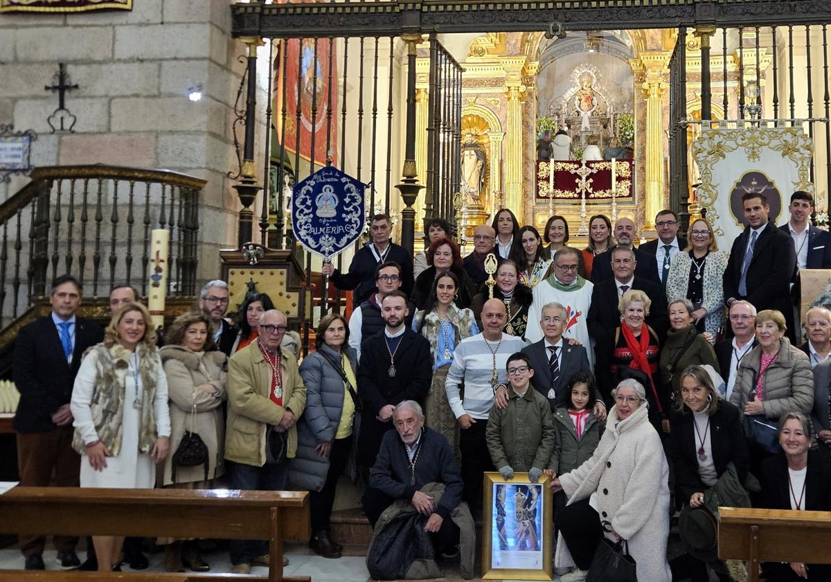 Representantes de las hermandades en el templo de la Basílica.