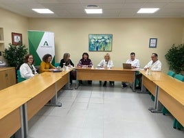 RECIENTE REUNIÓN DE LA DIRECCIÓN CON EL DISTRITO SANITARIO JAEN SUR.