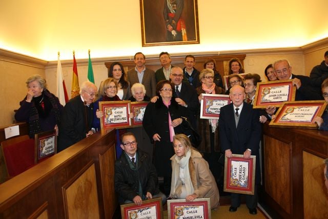 Homenaje a quince andujareños ilustres con el nombramiento de una calle