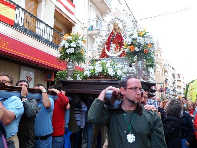 La imagen de la Virgen de la Cabeza de la Ermita será procesionada por costaleros