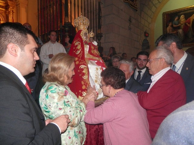 La Peregrinación Blanca acerca la Virgen de la Cabeza a los desvalidos
