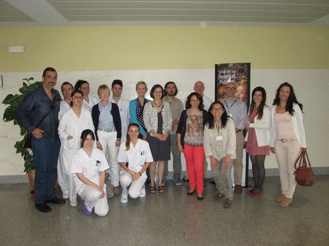 Profesores de enfermería europeos visitan el Hospital Alto Guadalquivir