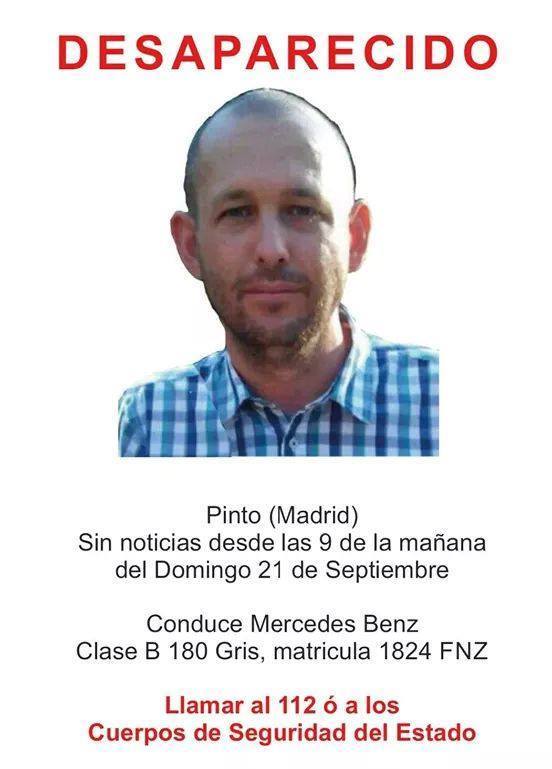 Hallado el cadaver del desaparecido vecino de Andújar y residente en Pinto