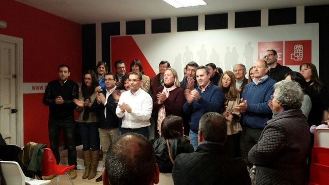 La candidatura encabezada por Paco Huertas obtiene el respaldo del PSOE