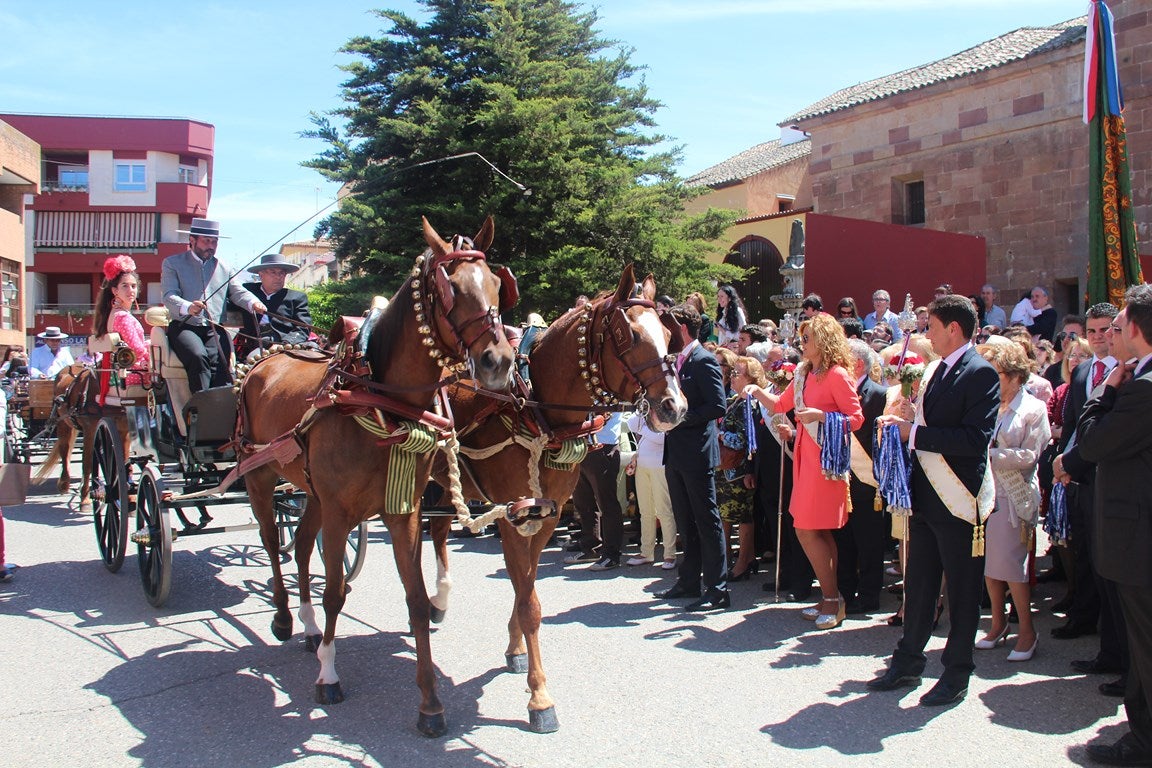Multitudinario acto de bendición del caballo romero