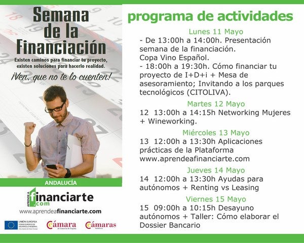 La Cámara de Comercio promueve la Semana de Financiación en Andújar