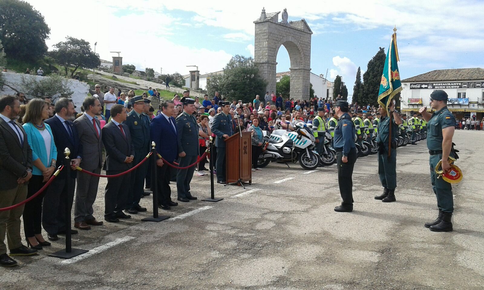 400 efectivos de Guardia Civil, Policía Nacional y personal civil, con de 149 vehículos, 1 helicóptero y un escuadrón de caballería, integran el operativo estatal de Romería