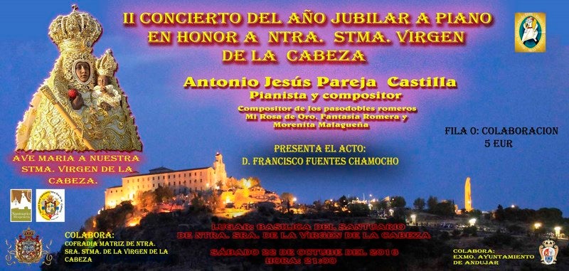 nvitación al concierto en la Basílica Santuario. 