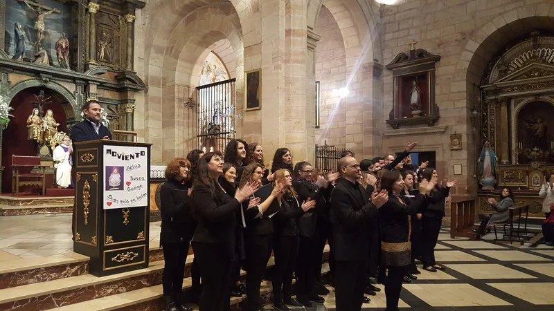 Integrantes del coro de la Universidad de Jaén. 