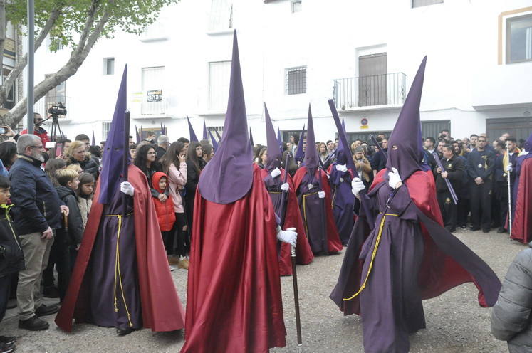 El Cristo de los Méndez si realizó su estación de penitencia del Jueves Santo