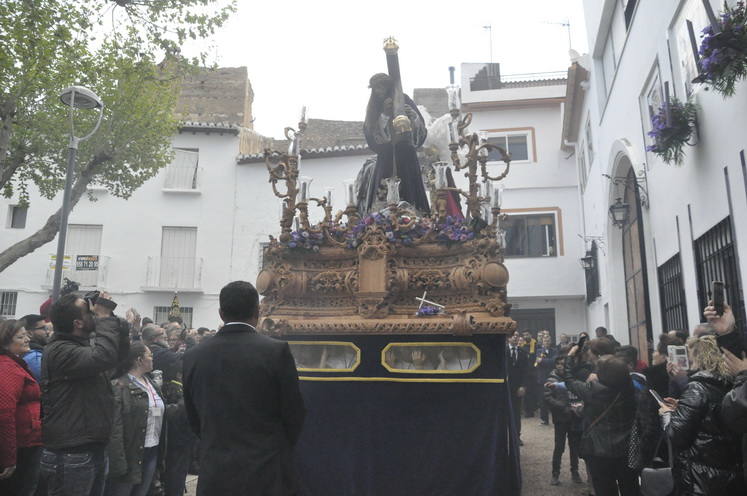 El Cristo de los Méndez si realizó su estación de penitencia del Jueves Santo