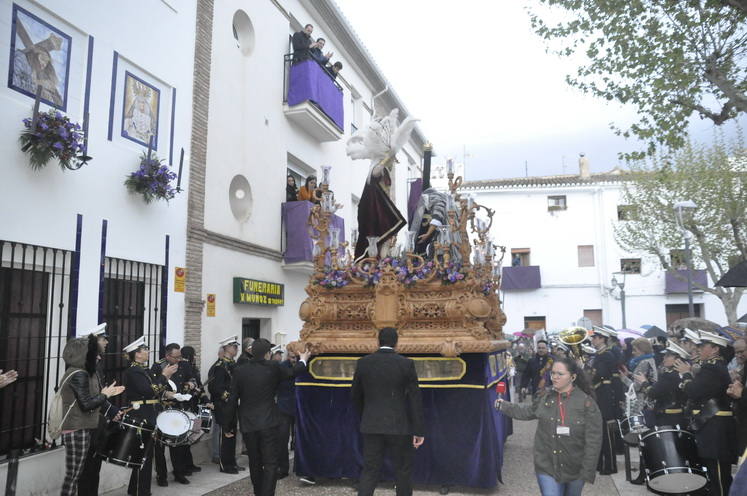 El Cristo de los Méndez si realizó su estación de penitencia del Jueves Santo