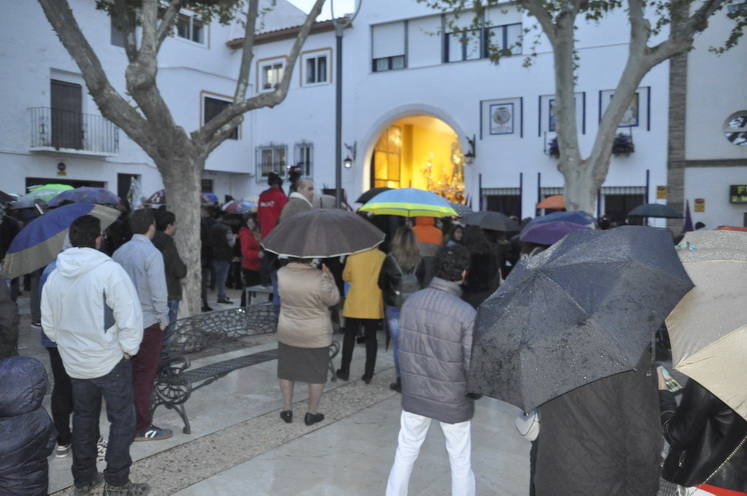 El Cristo de los Méndez si realizó su estación de penitencia del Jueves Santo