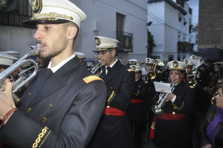 El Cristo de los Méndez si realizó su estación de penitencia del Jueves Santo