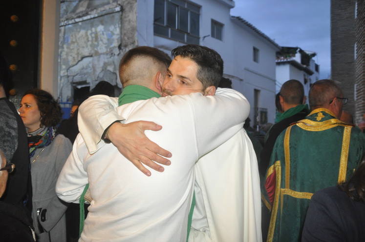 El Cristo de los Méndez si realizó su estación de penitencia del Jueves Santo